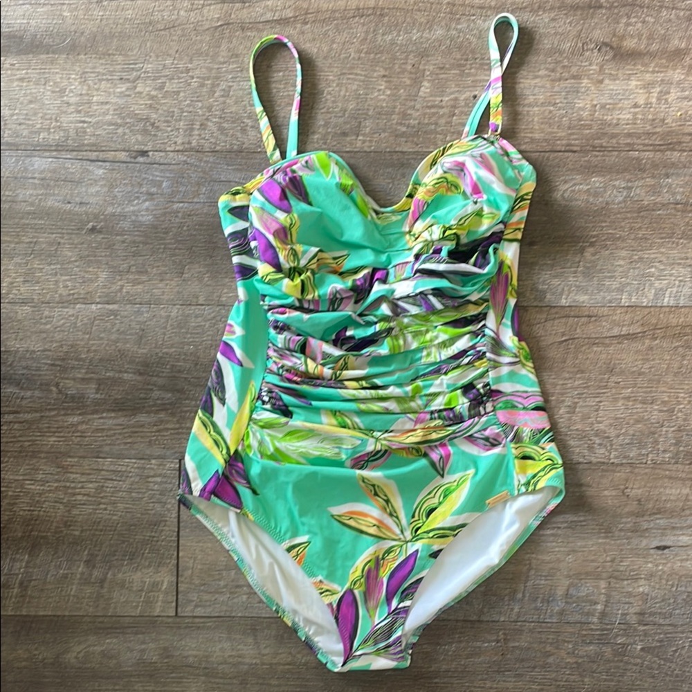 maryan mehlhorn floral one piece swimsuit